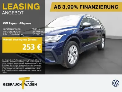 Gebraucht VW Tiguan Allspace Life 193 PS (141 kW) 2024 Blau SUV