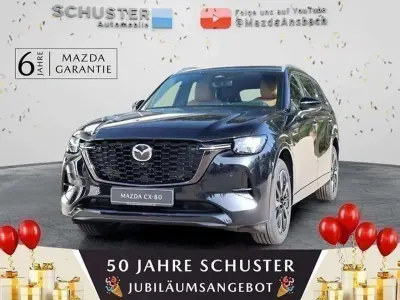 Neu Mazda CX-80 Homura-Line 254 PS (186 kW) 2026 Schwarz SUV