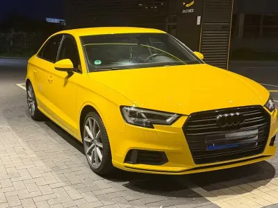Używany Audi A3 Comfort 116 KM (85 kW) 2018 Żółty Sedan/Limuzyna