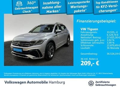 Second-hand VW Tiguan R-line 150 CP (110 kW) 2023 Argintiu SUV