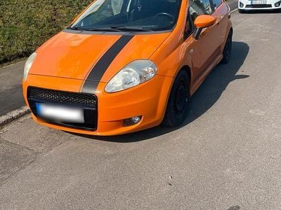 Gebraucht Fiat Punto 2008 Orange Kleinwagen