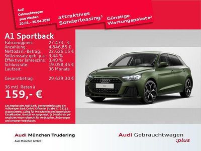 Gebraucht Audi A1 Sportback Advanced Plus 116 PS (85 kW) 2025 Distriktgrün metallic Kleinwagen