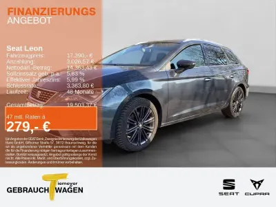 Usata Seat Leon XCELLENCE 150 CV (110 kW) 2020 Grigio Berlina
