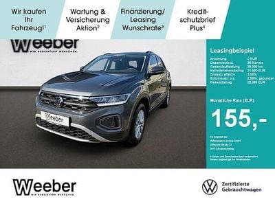 Gebraucht VW T-Roc Life 116 PS (85 kW) 2024 Grau SUV