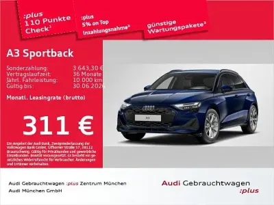 Używany Audi A3 Performance 204 KM (150 kW) 2025 Niebieski Sedan/Limuzyna