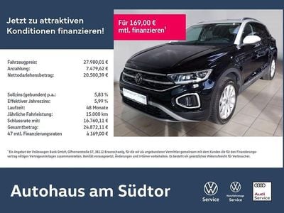 Gebraucht VW T-Roc Style 150 PS (110 kW) 2024 Deep black perleffekt/pure wh SUV