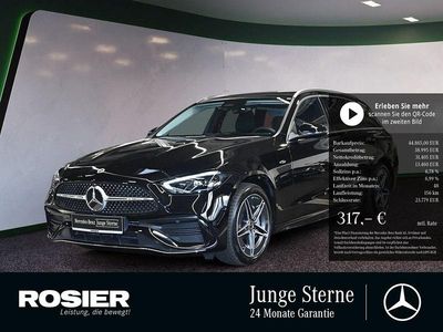 Gebraucht Mercedes C300e AMG 197 PS (144 kW) 2025 Schwarz / obsidianschwarz (metallic) Kombi