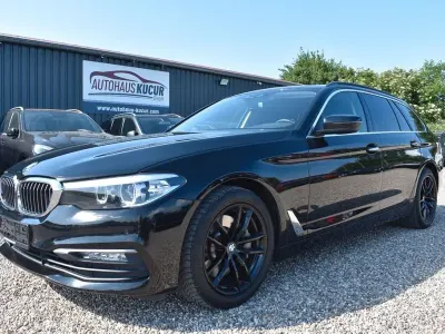 Gebraucht BMW 530 Sport Line 252 PS (185 kW) 2018 Schwarz ii/bonnet fluid black Kombi