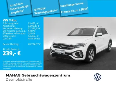 Gebraucht VW T-Roc R-line 150 PS (110 kW) 2023 Pure white SUV