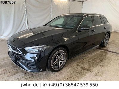 Obsidianschwarz Gebraucht 2022 Mercedes C300e AMG Kombi | 31.950 € (Fairer Preis)