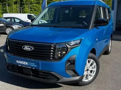 Neu Ford Tourneo Courier Titanium 125 PS (91 kW) 2025 Blau Van / Kleinbus