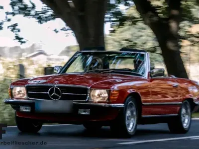 Gebraucht Mercedes SL280 185 PS (136 kW) 1983 Rot Cabrio