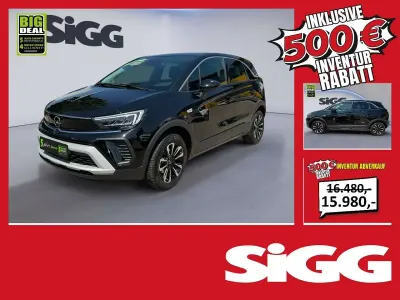 Gebraucht Opel Crossland Elegance 131 PS (96 kW) 2023 Diamant schwarz/karbon schwarz (metallic) SUV