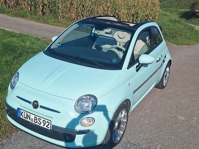 Grün Gebraucht 2015 Fiat 500C Lounge Cabrio | 8.500 € (Fairer Preis)