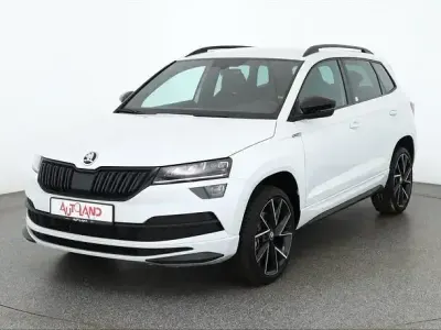 Gebraucht Skoda Karoq SportLine 150 PS (110 kW) 2022 Weiß SUV