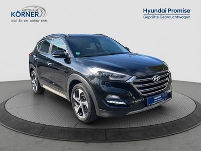 gebraucht Hyundai Tucson Premium 1.6 T-GDi 7-DCT 4WD *PANO*KLIMAAUTO*SITZHZ*