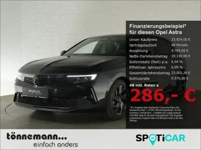 Nowe Opel Astra 131 KM (96 kW) 2025 Czarny Hatchback