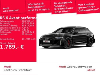 Gebraucht Audi RS6 Performance 630 PS (463 kW) 2025 Schwarz Kombi