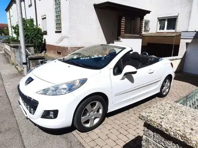 Usata Peugeot 207 CC 120 CV (88 kW) 2013 Bianco Cabrio
