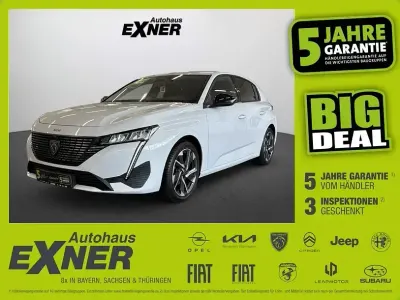 Gebraucht Peugeot 308 Allure 131 PS (96 kW) 2024 Okenit weiss/spiegel schwarz lackie Limousine