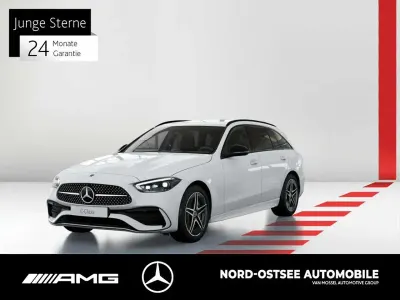 Gebraucht Mercedes C200 AMG line 204 PS (150 kW) 2025 Weiß Kombi