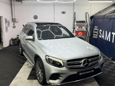 Używany Mercedes GLC220 AMG line 170 KM (125 kW) 2016 Srebrny SUV