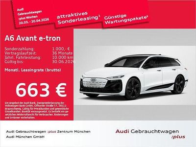 Gebraucht Audi A6 e-tron S-Line 210 kW (286 PS) 2025 Gletscherweiß metallic Kombi