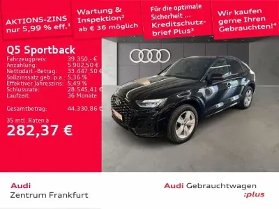 Gebraucht Audi Q5 Sportback Ambiente 286 PS (210 kW) 2022 Mythosschwarz metallic SUV