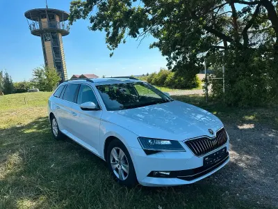 Gebraucht Skoda Superb 150 PS (110 kW) 2016 Weiß Kombi