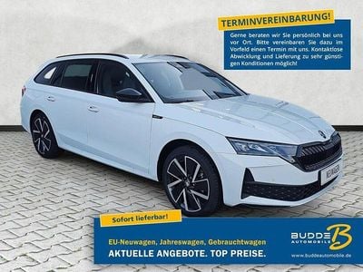 Neu Skoda Octavia SportLine 150 PS (110 kW) 2025 Weiß Kombi