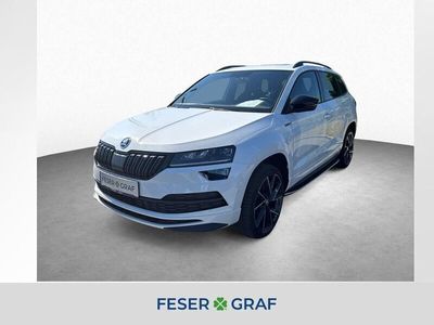 Moon weiss perleffekt Gebraucht 2022 Skoda Karoq SportLine SUV | 24.890 € (Fairer Preis)
