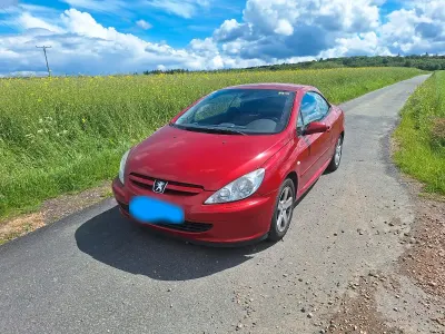 Gebraucht Peugeot 307 CC 140 PS (102 kW) 2005 Rot Cabrio