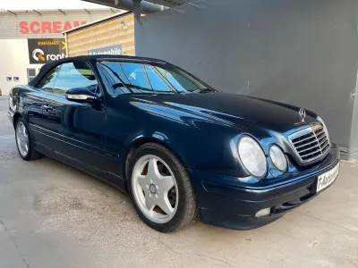 Usata Mercedes CLK230 Avantgarde 193 CV (141 kW) 1999 Blu Cabrio