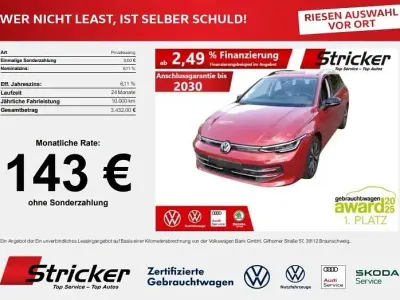 Gebraucht VW Golf VIII Goal 116 PS (85 kW) 2025 Kings red metallic (metallic) Kombi