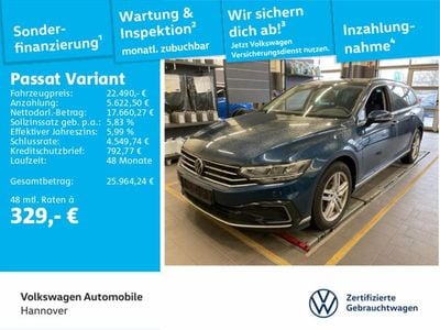 Gebraucht VW Passat GTE 218 PS (160 kW) 2021 Aquamarinblau metallic Kombi