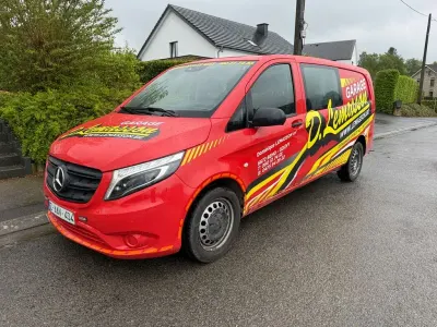 Brugt Mercedes Vito 190 HK (139 kW) 2022 Rød Van