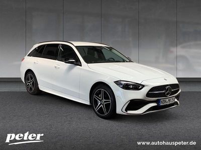 Polarweiß Gebraucht 2023 Mercedes C300e AMG Kombi | 41.840 € (Fairer Preis)