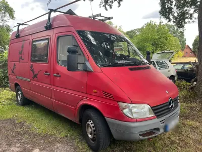 Gebraucht Mercedes Sprinter 110 PS (80 kW) 2001 Rot Van