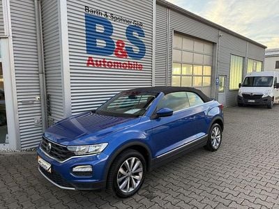Gebraucht VW T-Roc Cabriolet Style 116 PS (85 kW) 2021 Ravennablau Cabrio