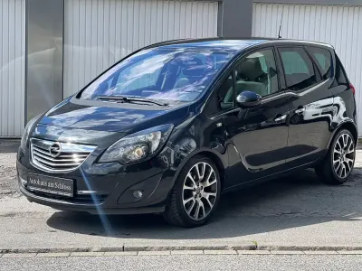 Gebraucht Opel Meriva Innovation 101 PS (74 kW) 2012 Schwarz Van / Kleinbus