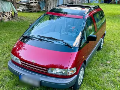 Gebraucht Toyota Previa 132 PS (97 kW) 1992 Rot Van / Kleinbus