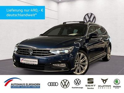 Aquamarinblau metallic Gebraucht 2021 VW Passat R-line Kombi | 25.980 € (Teuer)