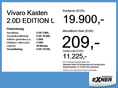 Gebraucht Opel Vivaro Edition 150 PS (110 kW) 2023 Weiß Van / Kleinbus