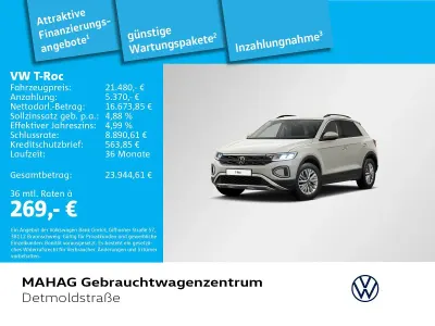 Second-hand VW T-Roc Life 110 CP (80 kW) 2024 Gri SUV