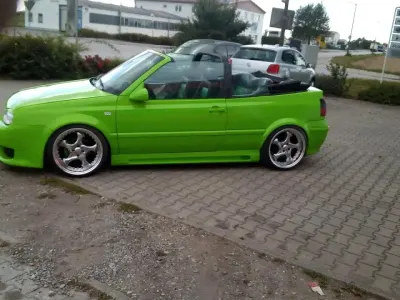 Gebraucht VW Golf Cabriolet Conceptline 110 PS (80 kW) 2000 Grün Cabrio