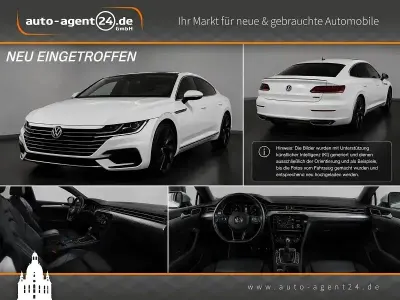 Gebraucht VW Arteon R-line 365 PS (268 kW) 2017 Oryxweiß perlmutteffekt Kleinwagen