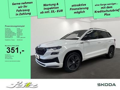 Gebraucht Skoda Karoq SportLine 190 PS (139 kW) 2024 Weiß SUV