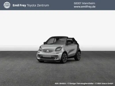 Gebraucht Smart ForTwo Cabrio Passion 71 PS (52 kW) 2019 Tridion safety cell in black Cabrio