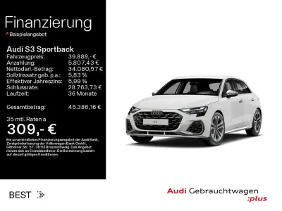 Gebraucht Audi S3 Ambiente 333 PS (244 kW) 2025 Arkonaweiß Limousine