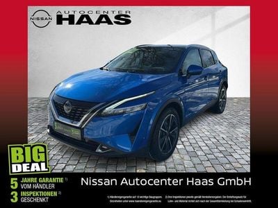 Gebraucht Nissan Qashqai Tekna 190 PS (139 kW) 2023 Magnetic blue (metallic) SUV
